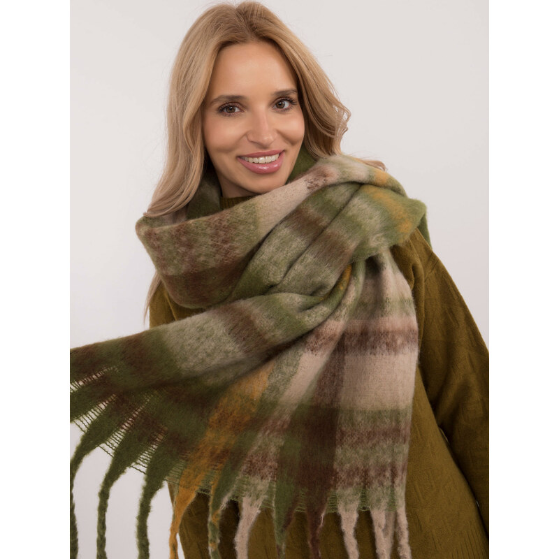 Wool Fashion Italia Scarf-AT-SZ-231301.21-khaki 107006503