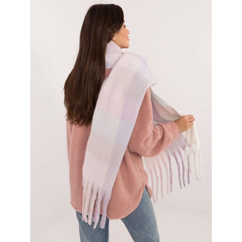 Wool Fashion Italia Scarf-AT-SZ-2312502.35-light purple