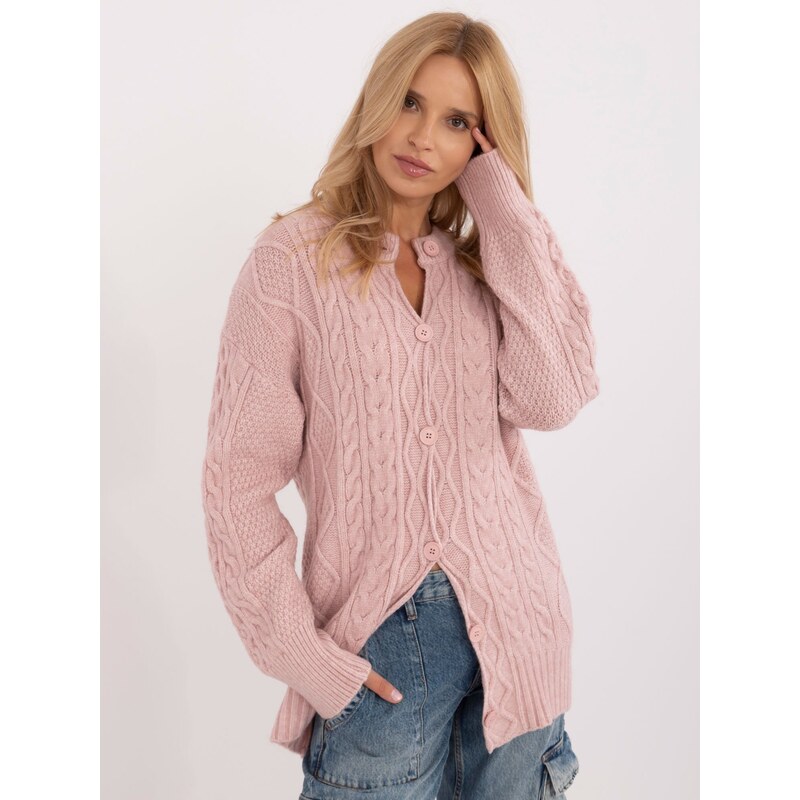 Wool Fashion Italia Sweater-AT-SW-23525.21-light pink