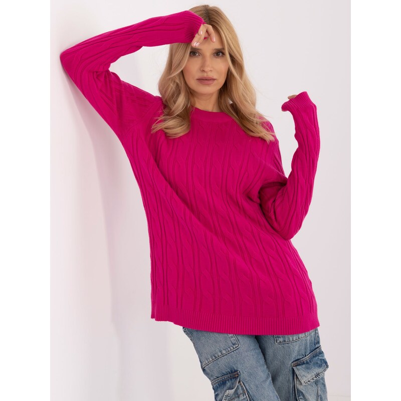 Wool Fashion Italia Sweater-AT-SW-2343.88-fuchsia