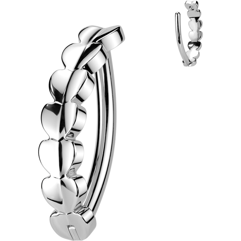 Atreya Titanový piercing do pupíku - clicker Eloisen