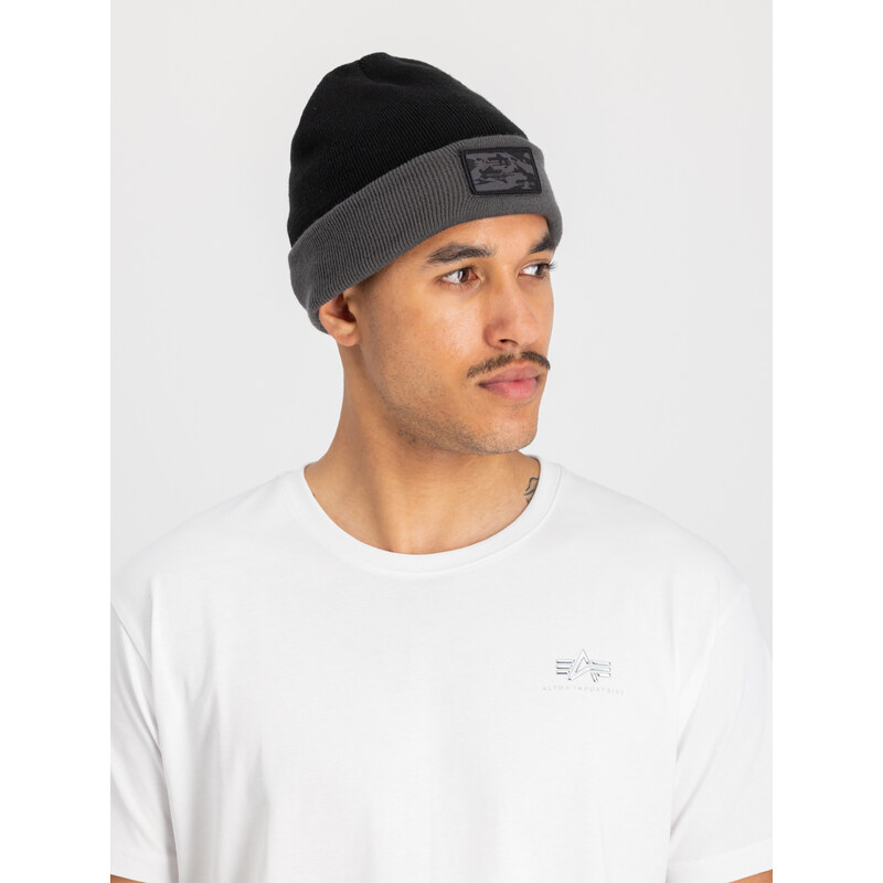 Alpha Industries Čepice Crew C Label Beanie black 100672734