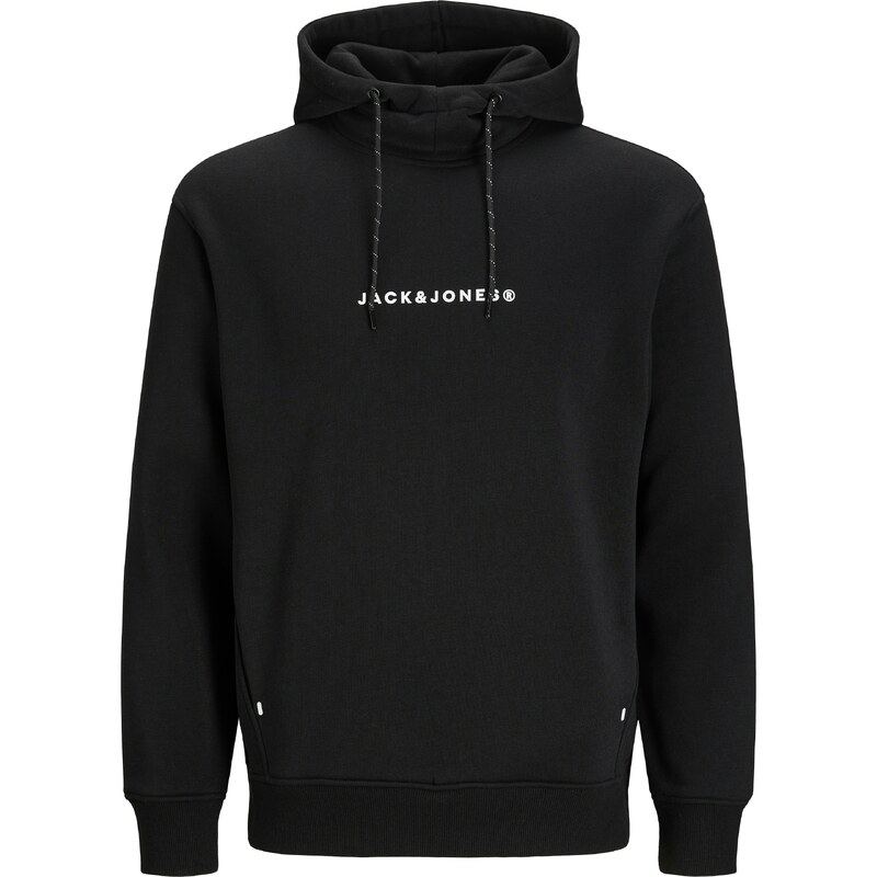 JACK & JONES Mikina JJTree černá / bílá