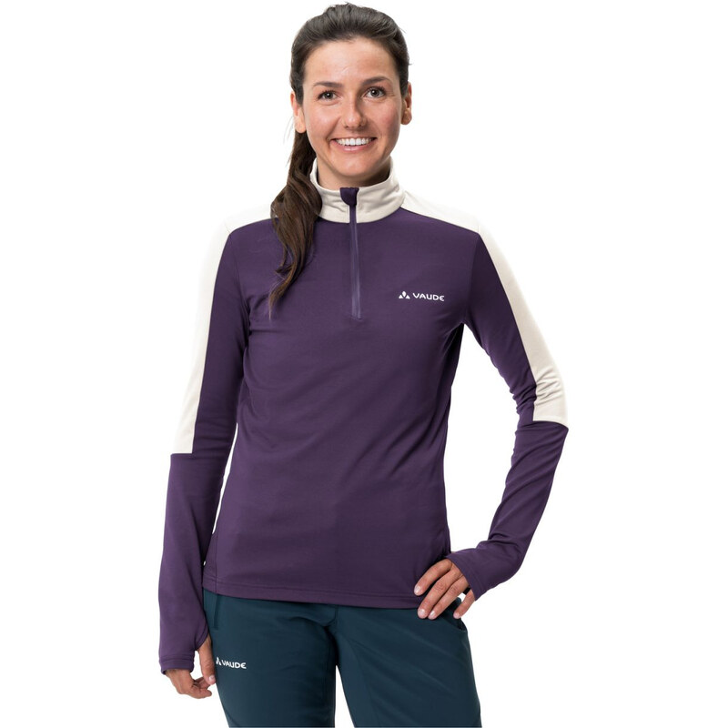 Vaude Livigno Halfzip II pulovr, dámský, fialová