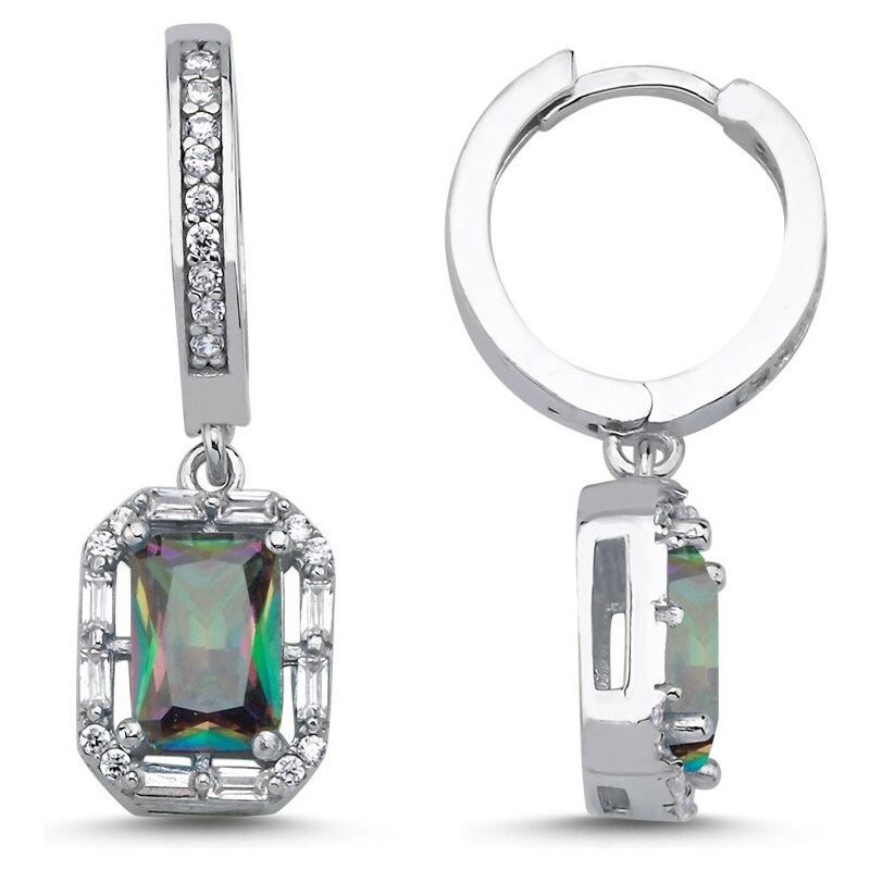 LUNICA Stříbrné náušnice MYSTIC TOPAZ 100679762
