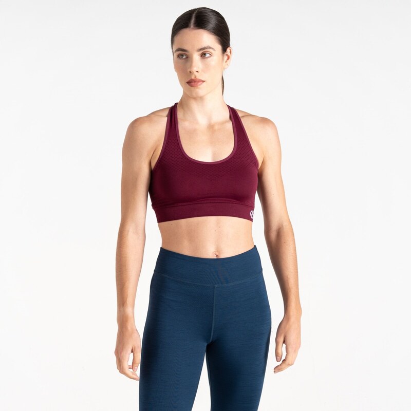 Dámská sportovní podprsenka Dare2b DONT SWEAT IT vínová