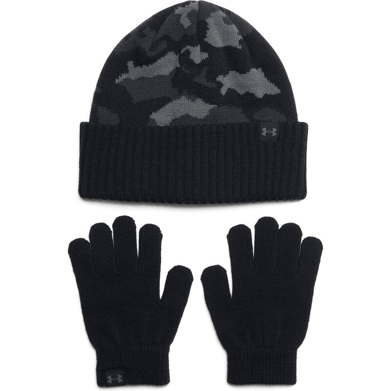 Under Armour B Beanie/Glove Combo-BLK