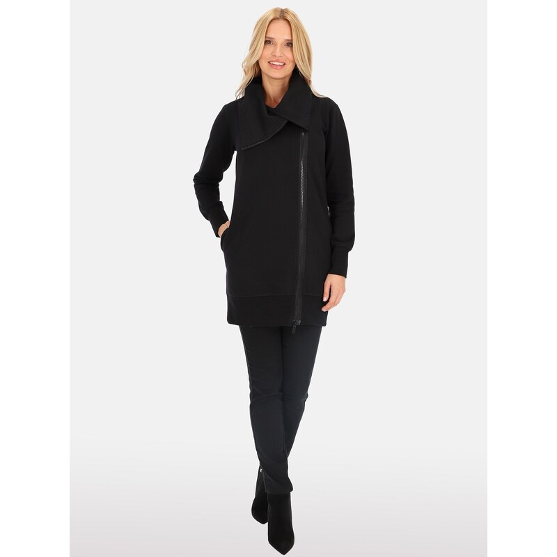 PERSO Womans Womens transitional knitted jacket with a zipper , color 100689906