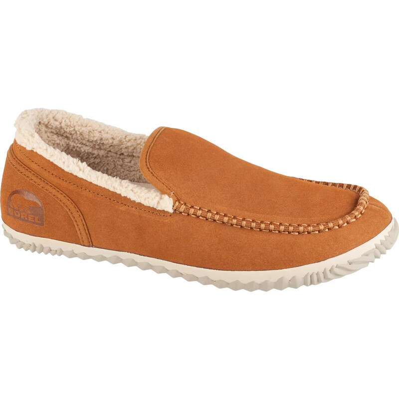 BASIC Světle hnědé pánské pantofle Sorel Dude Moc Slipper