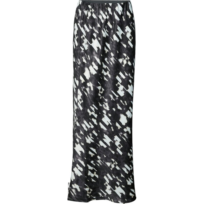 VERO MODA Sukně VMMERLE světle šedá / černá / bílá