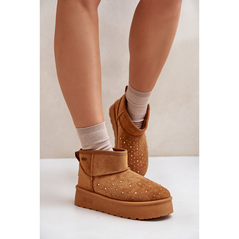 BIG STAR SHOES Sněhule se zdobením na platformě Big Star OO274A104 101666746