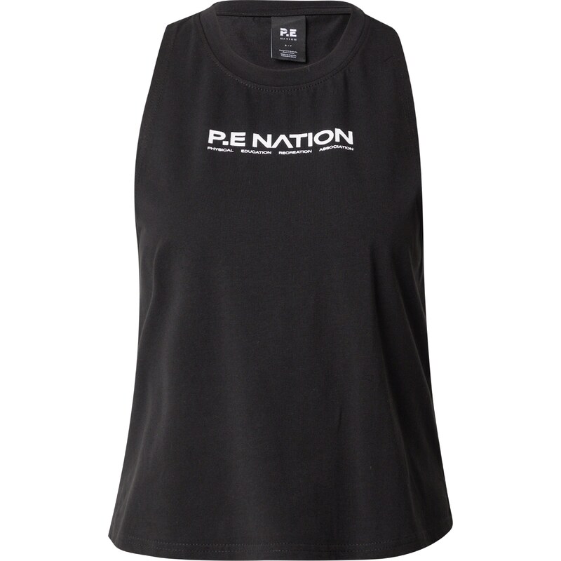 P.E Nation Sportovní top černá / bílá 105456421