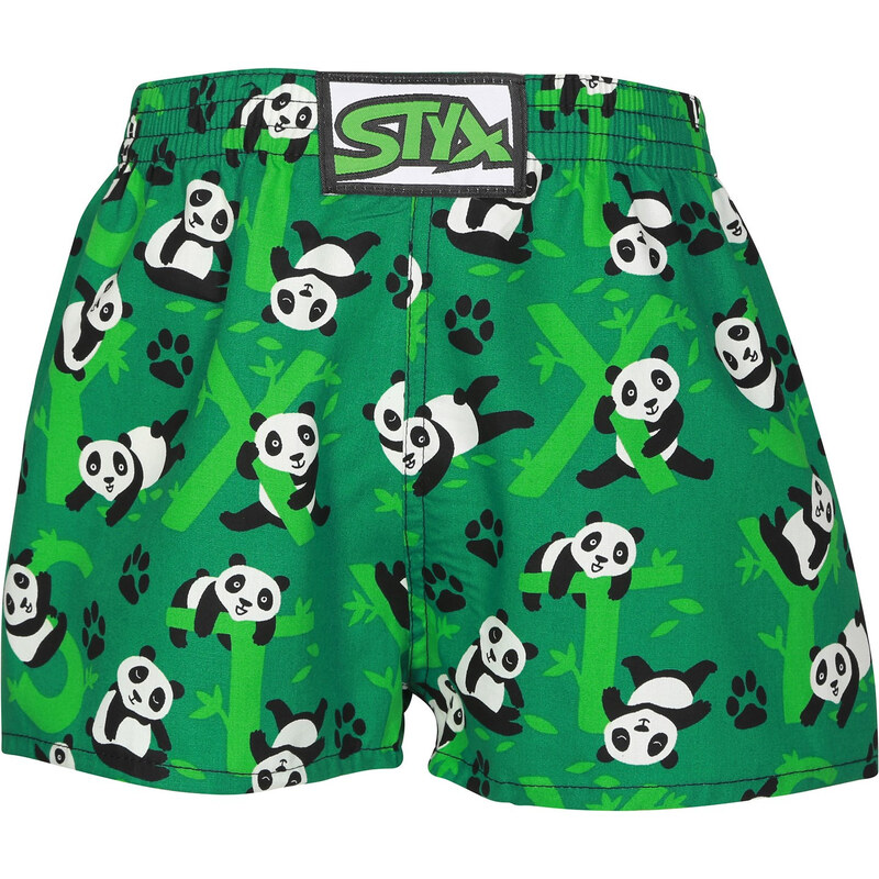 Dětské trenky Styx art klasická guma pandy (J1852) 6-8