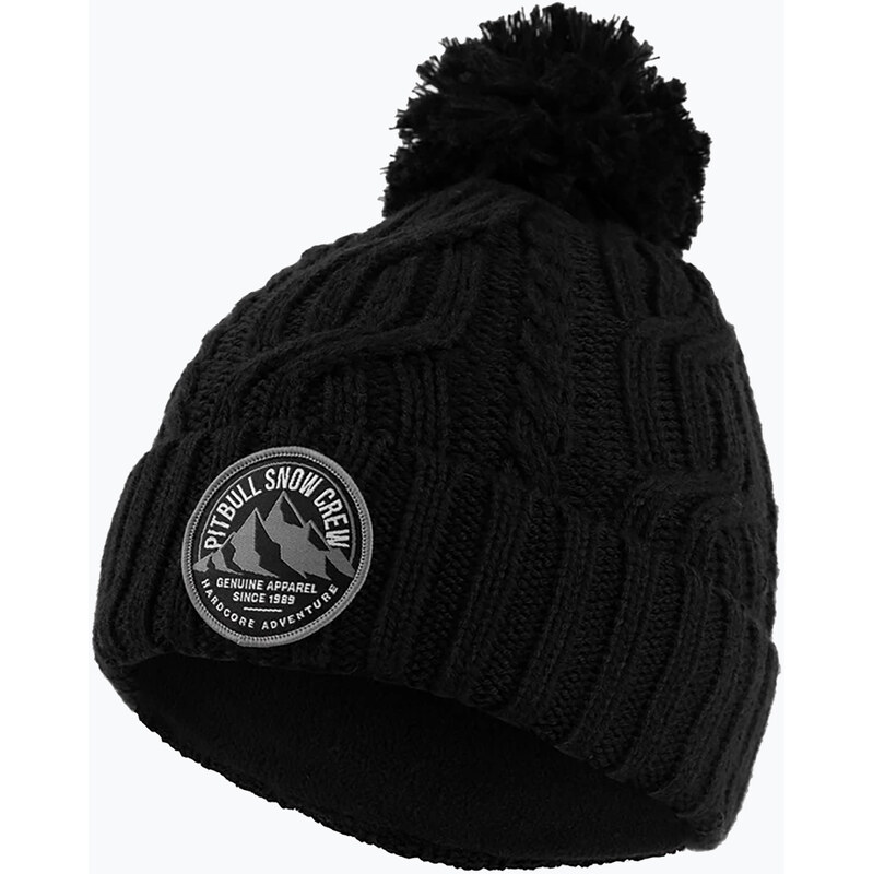 Pánská zimní čepice Pitbull Beanie Snow Crew black