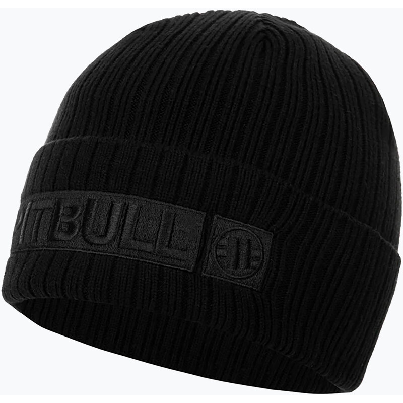 Pánská zimní čepice Pitbull Beanie Silvas Hilltop black/black
