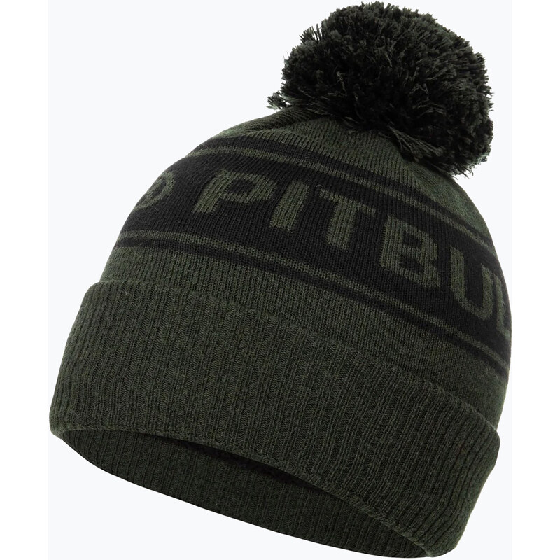 Pánská zimní čepice Pitbull Beanie Vermel olive/black