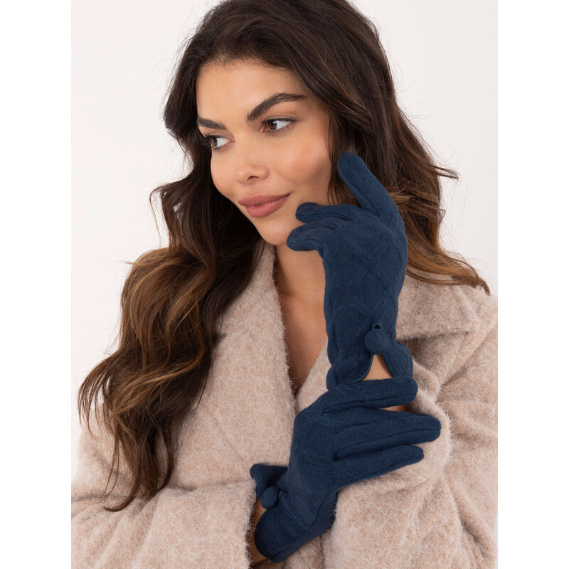 Wool Fashion Italia Gloves-AT-RK-23903.55-marine