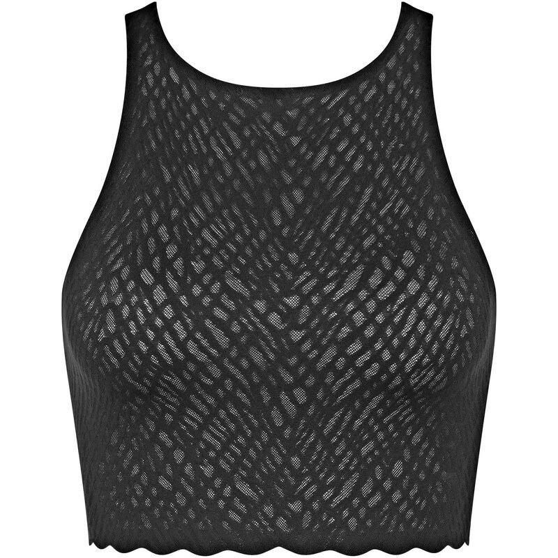 sloggi ZERO Feel Bliss Crop Top - BLACK - SLOGGI BLACK - SLOGGI