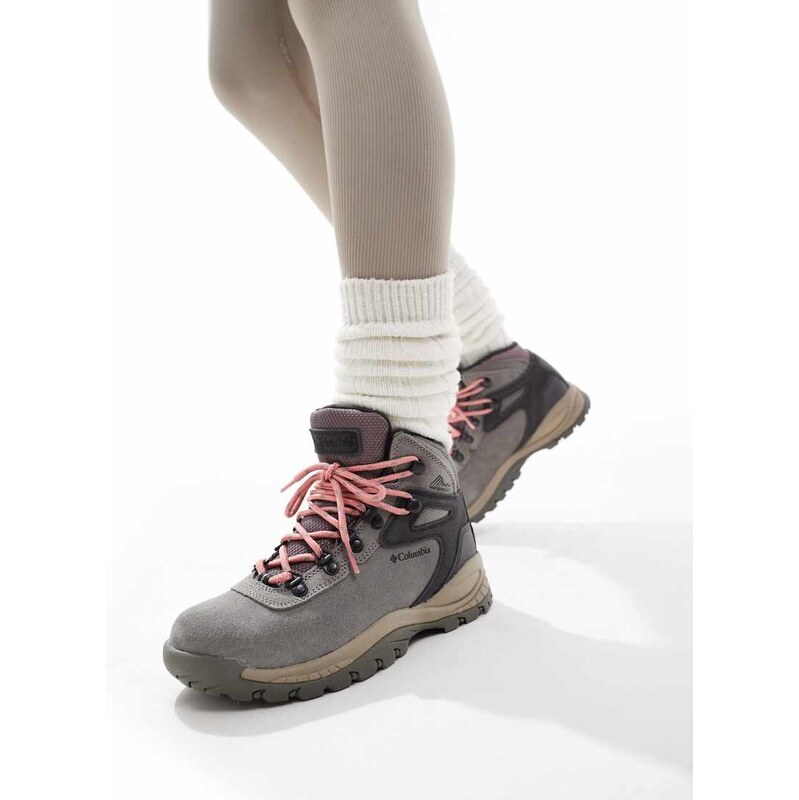 Columbia Newton Ridge Plus Waterproof Amped boots in grey 114811633