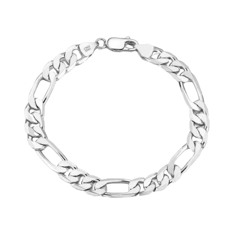 MAJYA Stříbrný náramek JOHN 19 cm | šířka 6,5 mm 11239 100729207