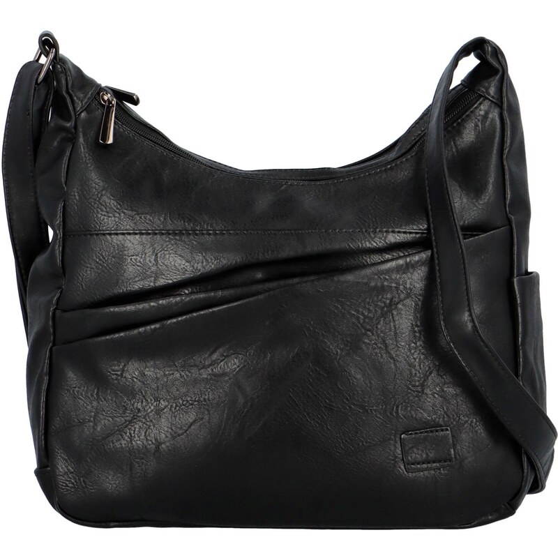 Dámská crossbody kabelka černá - Firenze Ricco černá