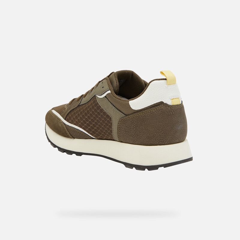 Khaki pánské tenisky Geox Partenio - Pánské