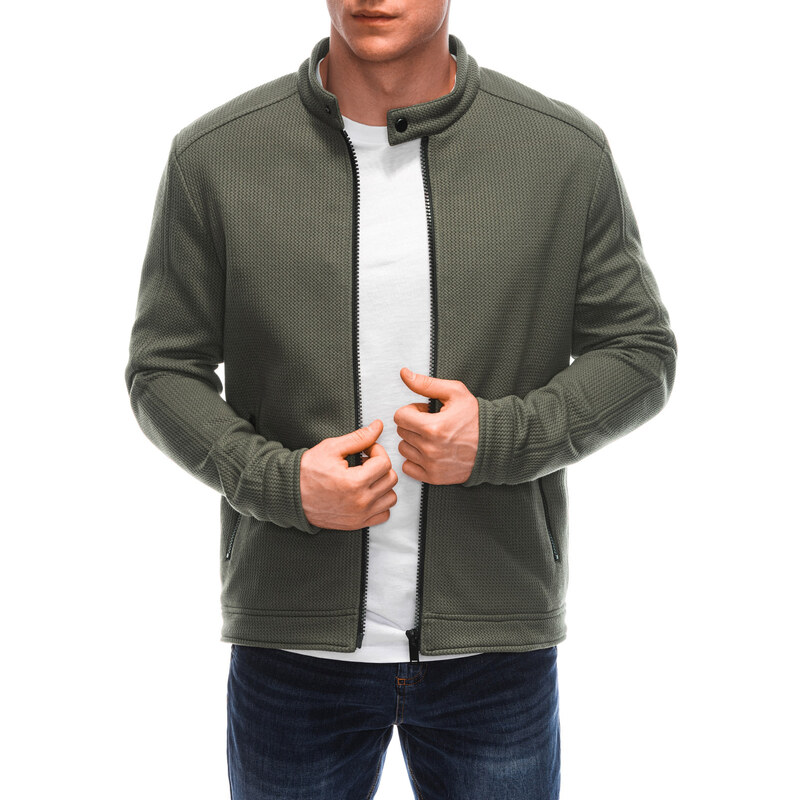 EDOTI Pánská přechodná bunda EM-JANP-0100 - khaki V6