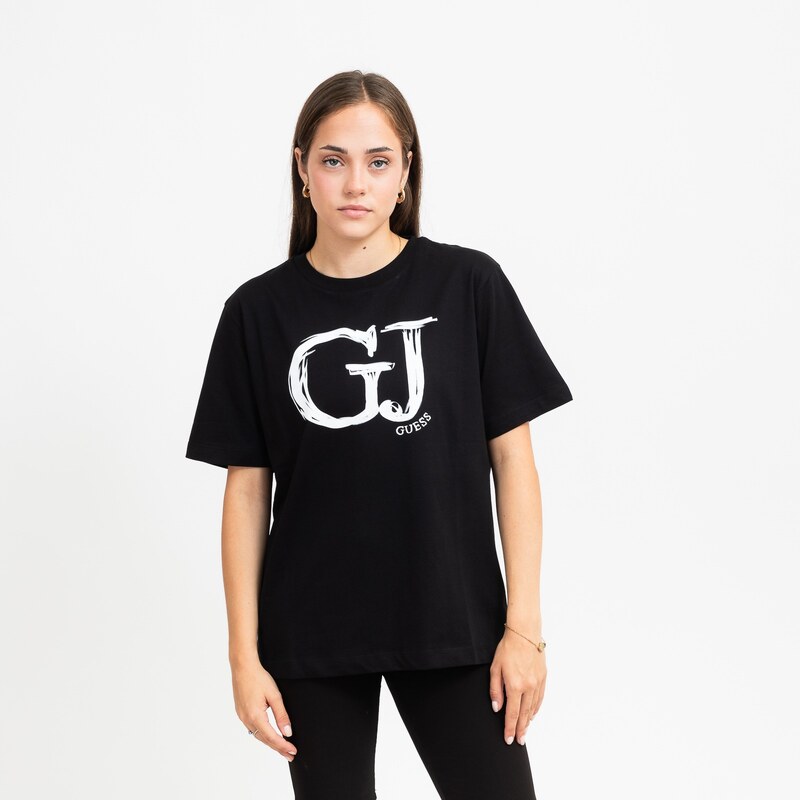 Guess sara gj ss t-shirt BLACK