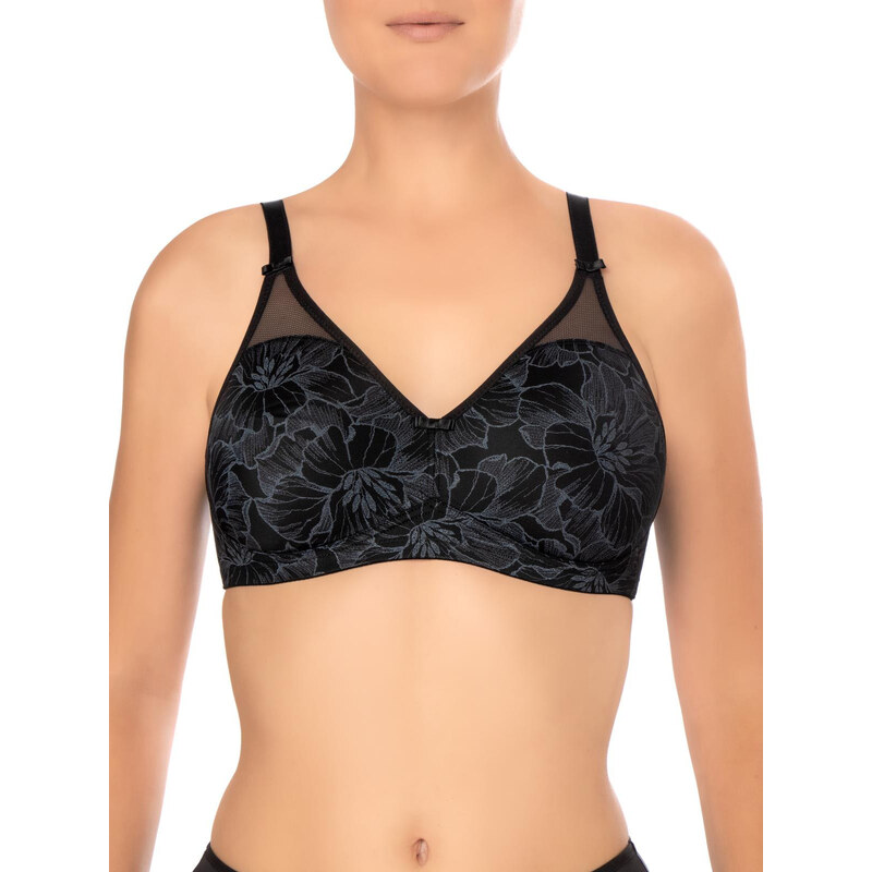 Dámská podprsenka Vision Bloom 0203288 434 black bloom - Felina 100771509