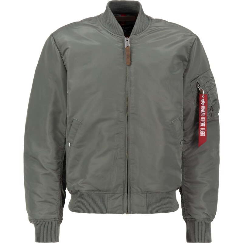 ALPHA INDUSTRIES Přechodná bunda tmavě zelená