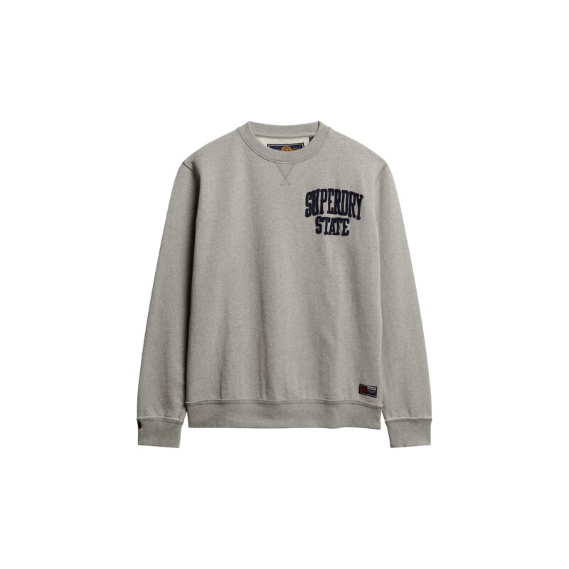 Superdry & Co Mikina marine modrá / bílá