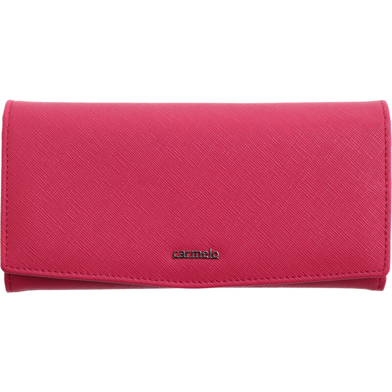 Velká dámská kožená peněženka Carmelo 2122 Fuchsia