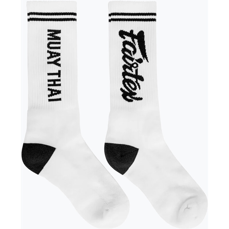 Ponožky Fairtex Muay Thai bílé/černé