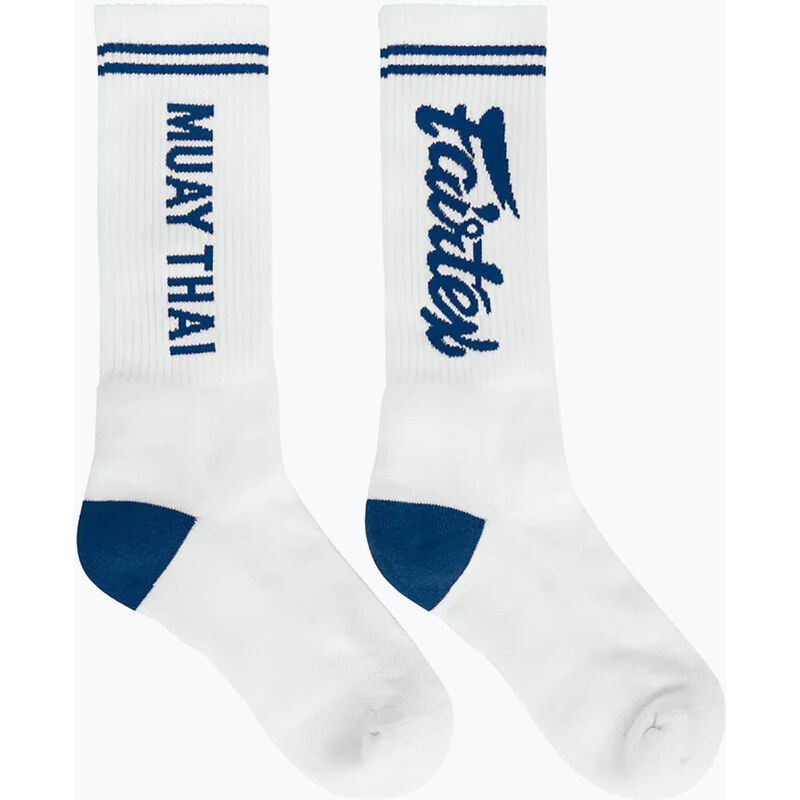 Ponožky Fairtex Muay Thai bílé/modré