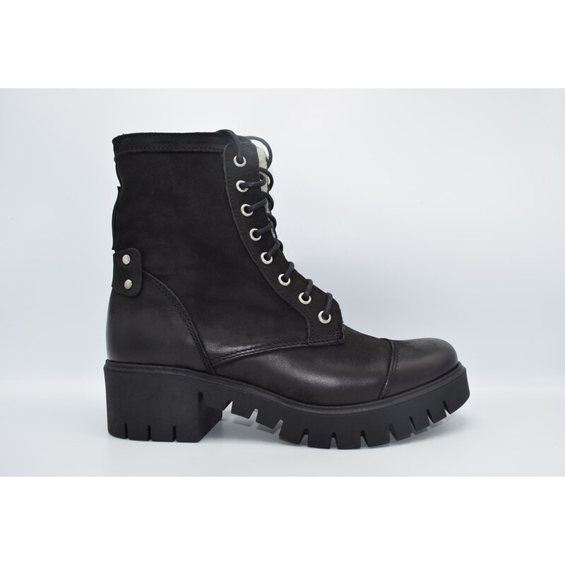 HILBY 1315 dámská zimní obuv black/n černá