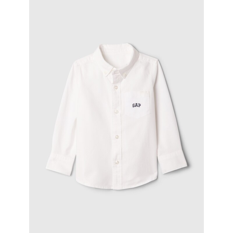 GAP Baby košile s logem Oxford - Kluci