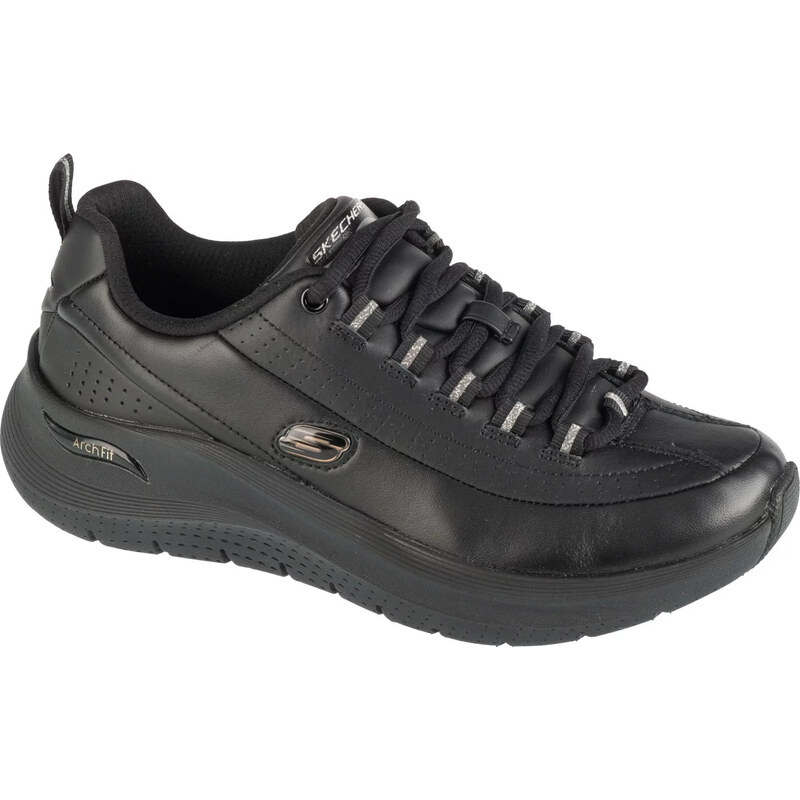 Černé dámské kožené tenisky Skechers Arch Fit 2.0 - Star Bound