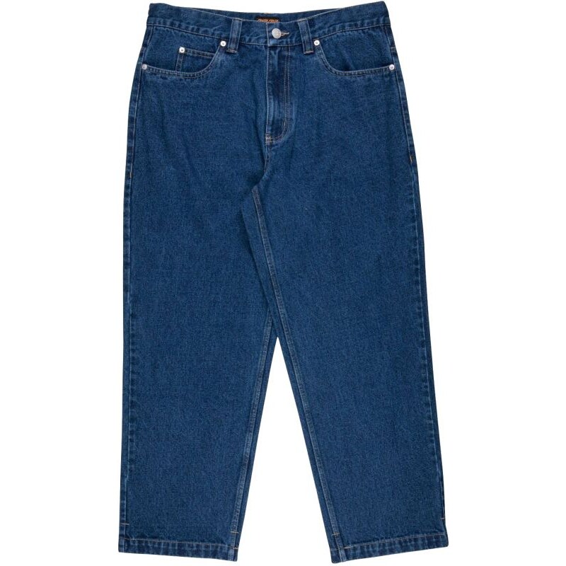 KALHOTY SANTA CRUZ Classic Label Jean - modrá -