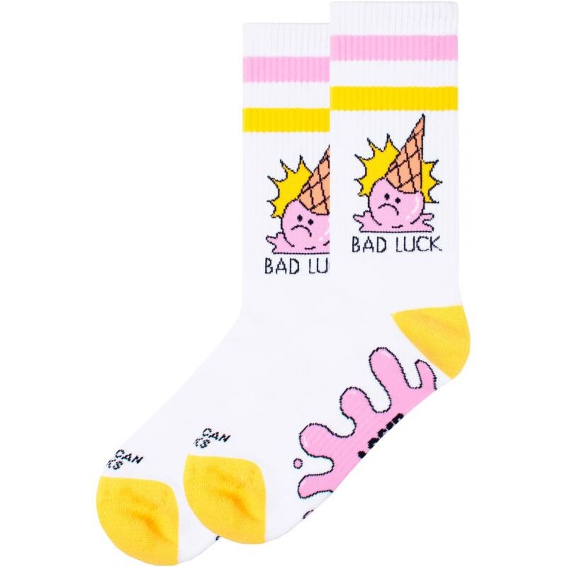 PONOŽKY AMERICAN SOCKS Loser - bílá 100786085