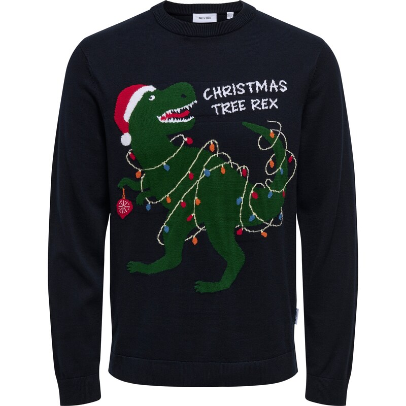 Only & Sons Svetr ONSXmas noční modrá / smaragdová / červená /