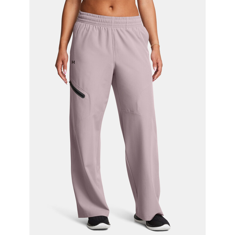 Dámské sportovní kalhoty Under Armour Unstoppable Wvn WL Pant-GRY - 101901210