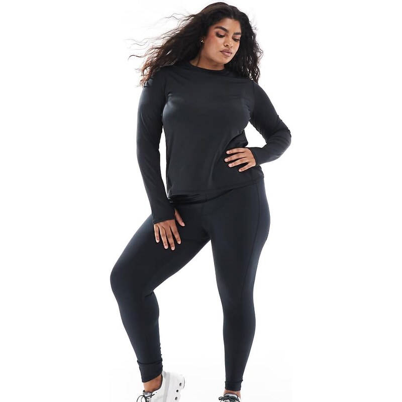 4505 Curve Icon active tie waist run legging with phone pocket