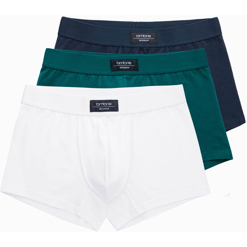 Ombre BASIC mens single color matching boxer shorts with