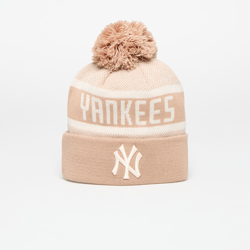 Čepice New Era New York Yankees Knit Medium MLB Jake Cuff Beanie Beige Universal