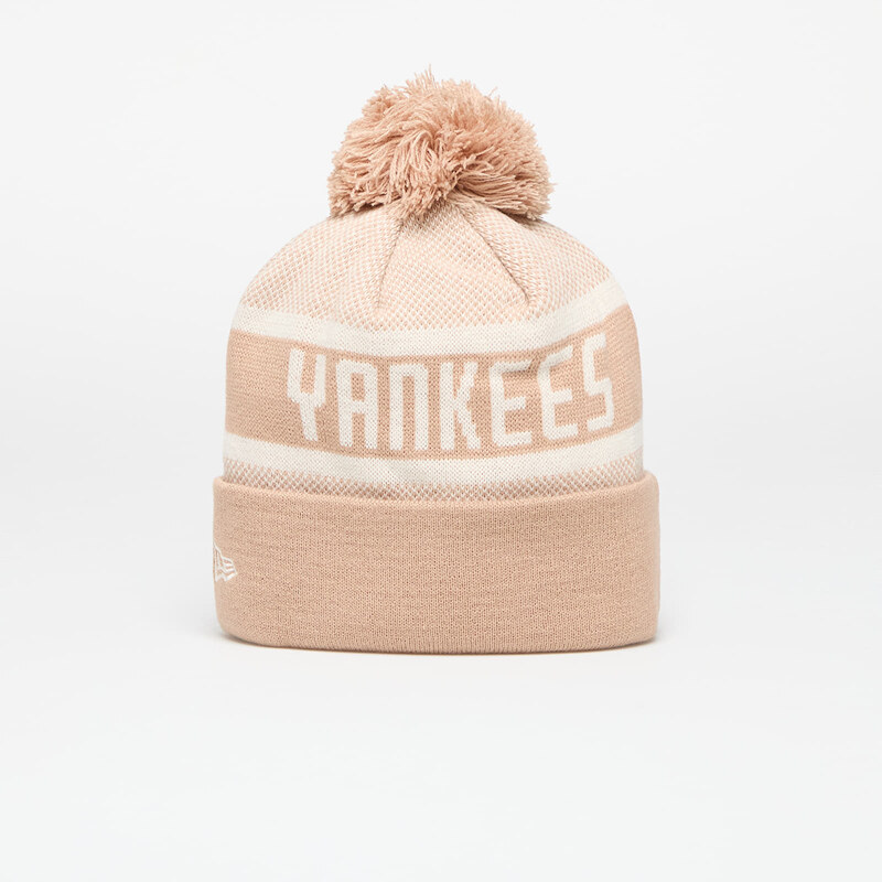 Čepice New Era New York Yankees Knit Medium MLB Jake Cuff Beanie Beige Universal