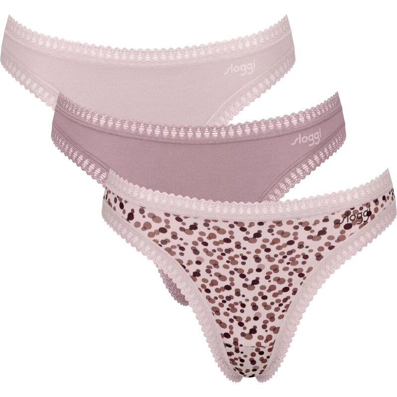 SLOGGI Tanga Go Crush světle růžová / tmavě růžová