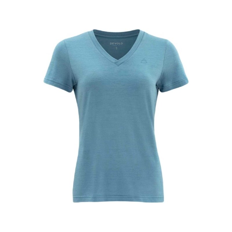 Devold HAREID MERINO 200 TEE V-NECK Dámské merino triko 110865576