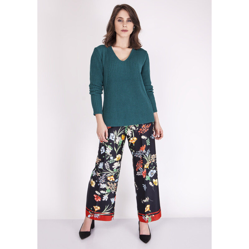 MKMSwetry Dámský svetr Victoria jumper SWE 123 Marine - MKMSwetters 73194678