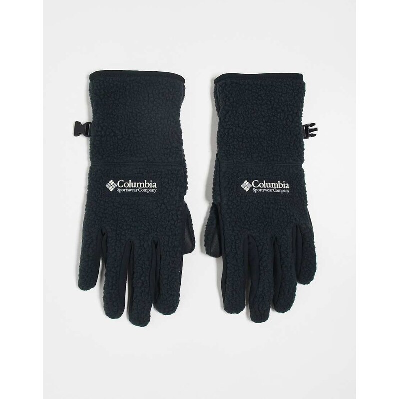 Columbia Helvetia II sherpa gloves in black