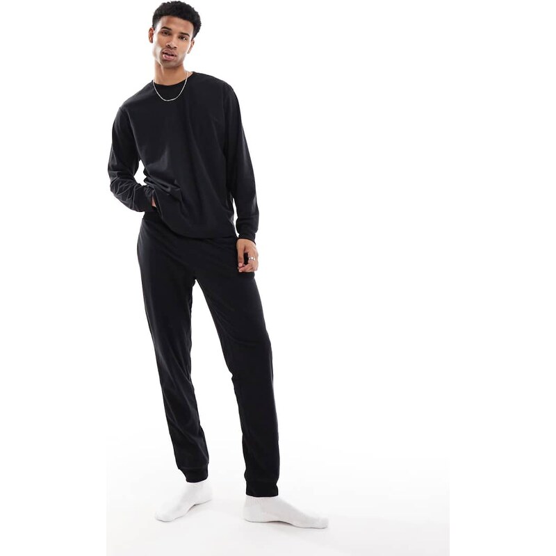Jack & Jones Lounge set in black
